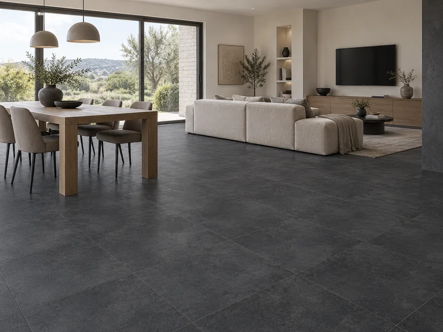 Zeus Anthracite in a room