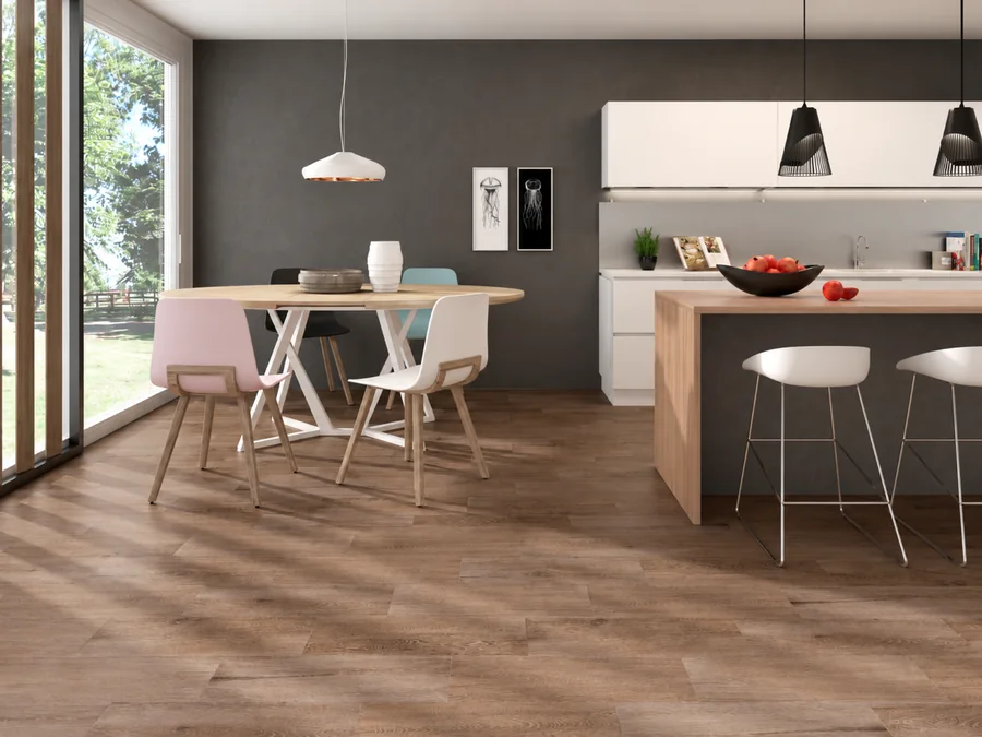 Hudson Oak in a room