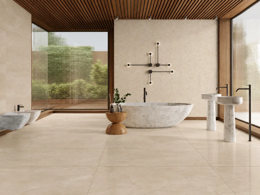 Astra Beige in a room