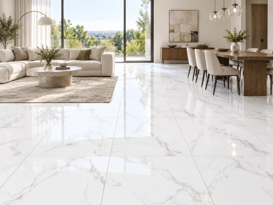 Calacatta White Scs in a room