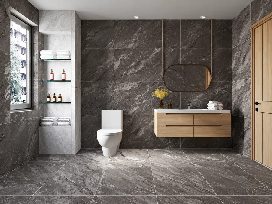 Cambia Mocha Dazzle in a room