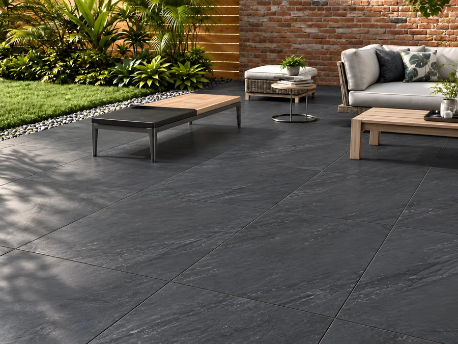 County Anthracite Digital in a room