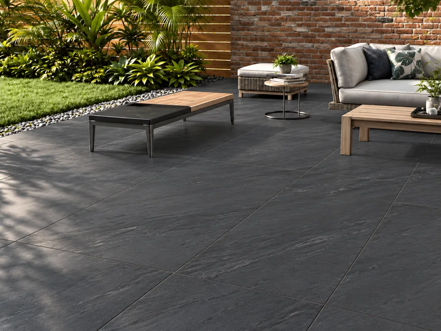 County Anthracite Digital 20 in a room