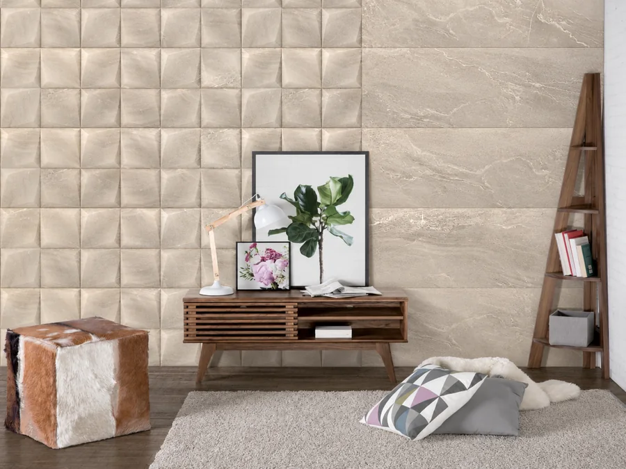 Merida Geo Ivory in a room