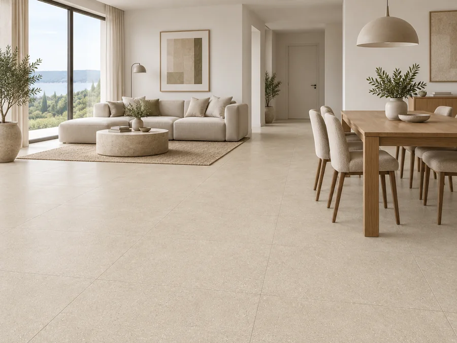 Lowell Beige in a room