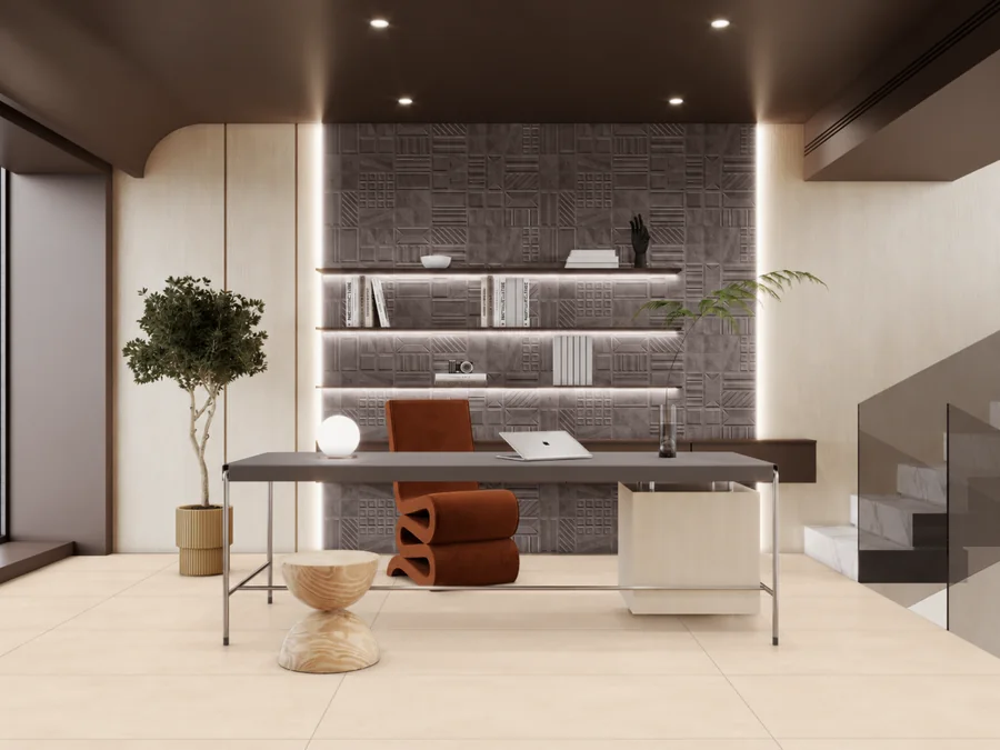 Tudor Ivory Dune in a room