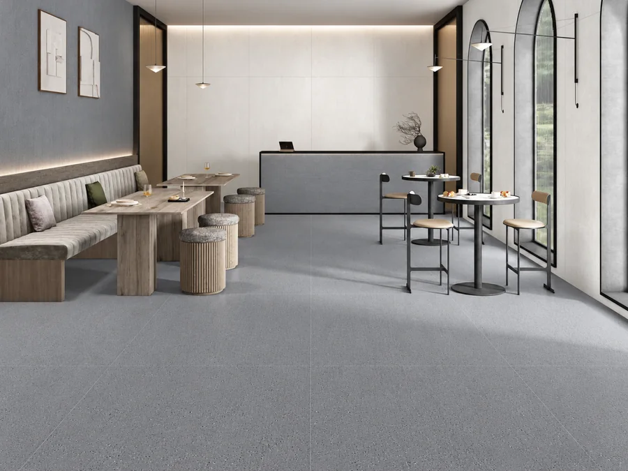 Basaltino Grey in a room