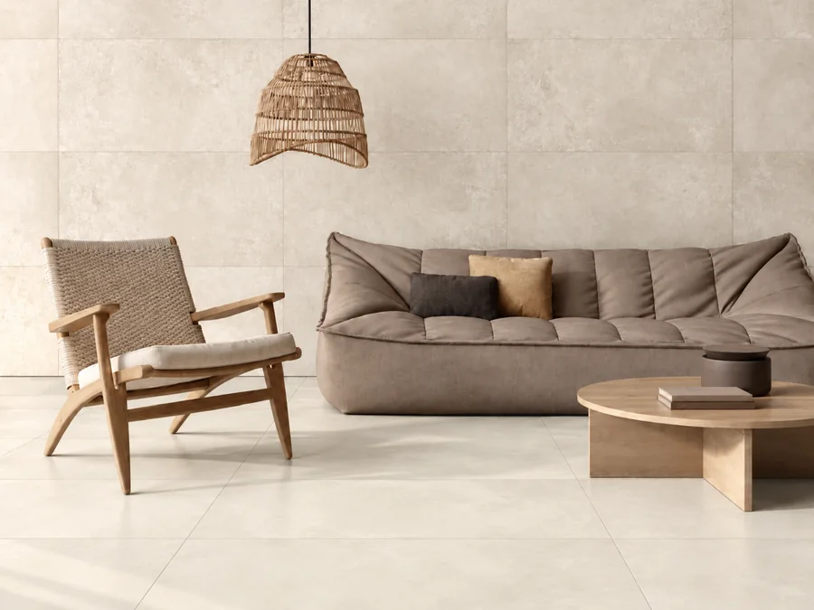 Newclay Sand in a room