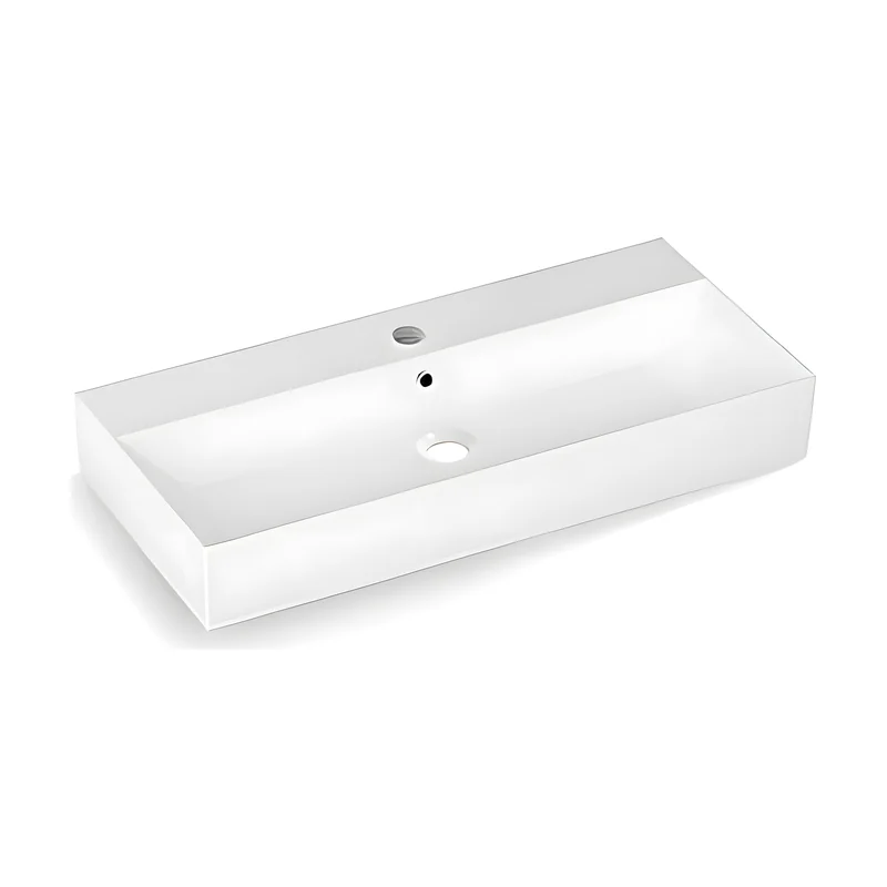 Bruselas 60 Wall-Hung Countertop Basin, Rectangular