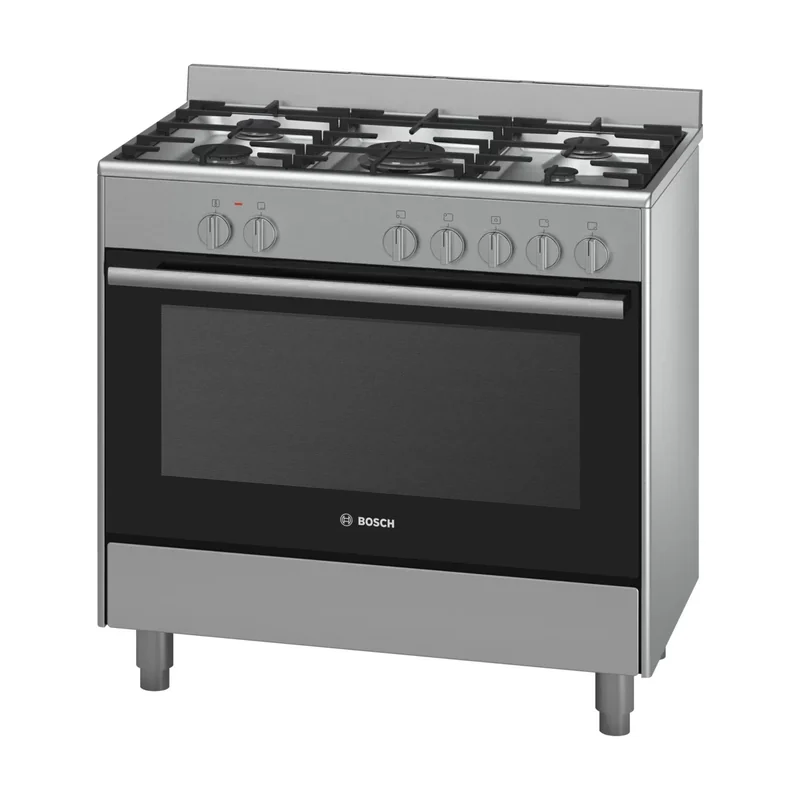 Freestanding Gas Cooker 60 cm, 71 L Oven, Steel
