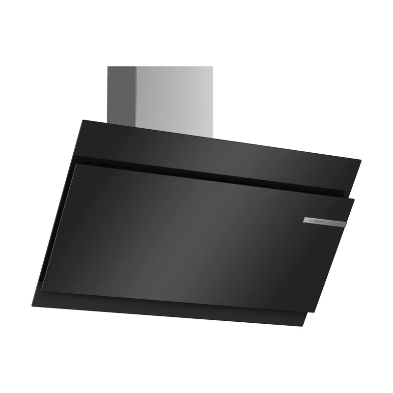 Inclined Hood 90 cm, Black Glass
