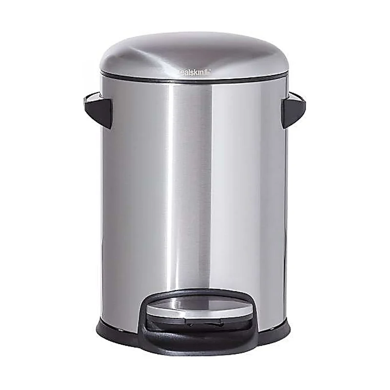 Sealskin Cosmic Pedal Bin, 3 L, Brushed Stainless Steel