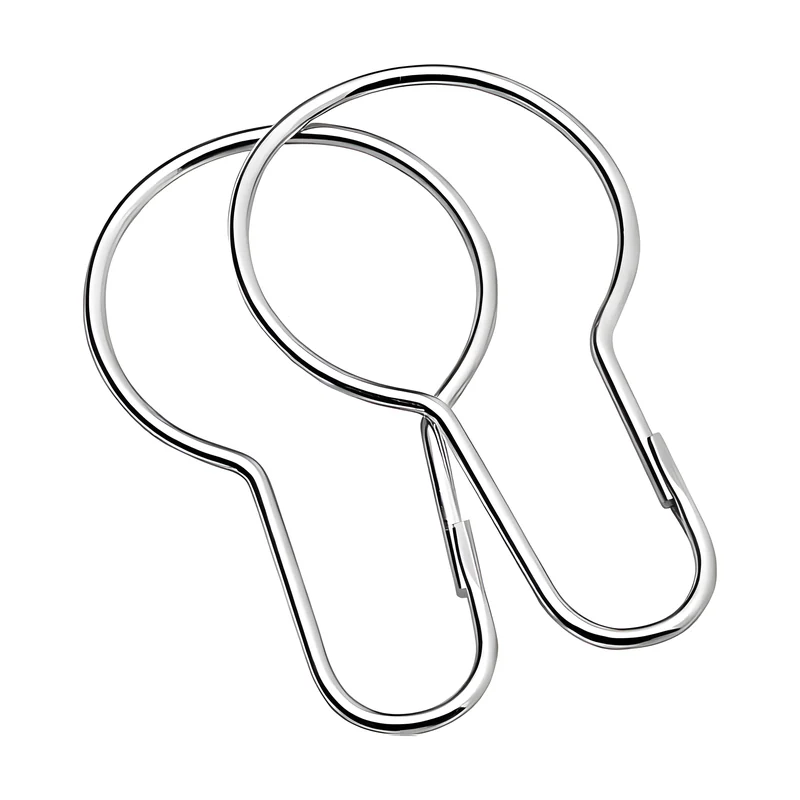 Sealskin Shower Curtain Rings, Metal