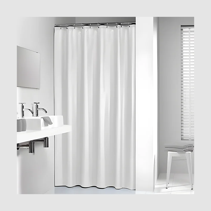 Sealskin Madeira Shower Curtain, White