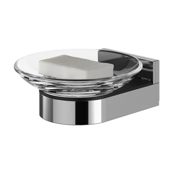 Soap Dish, Clear Glass