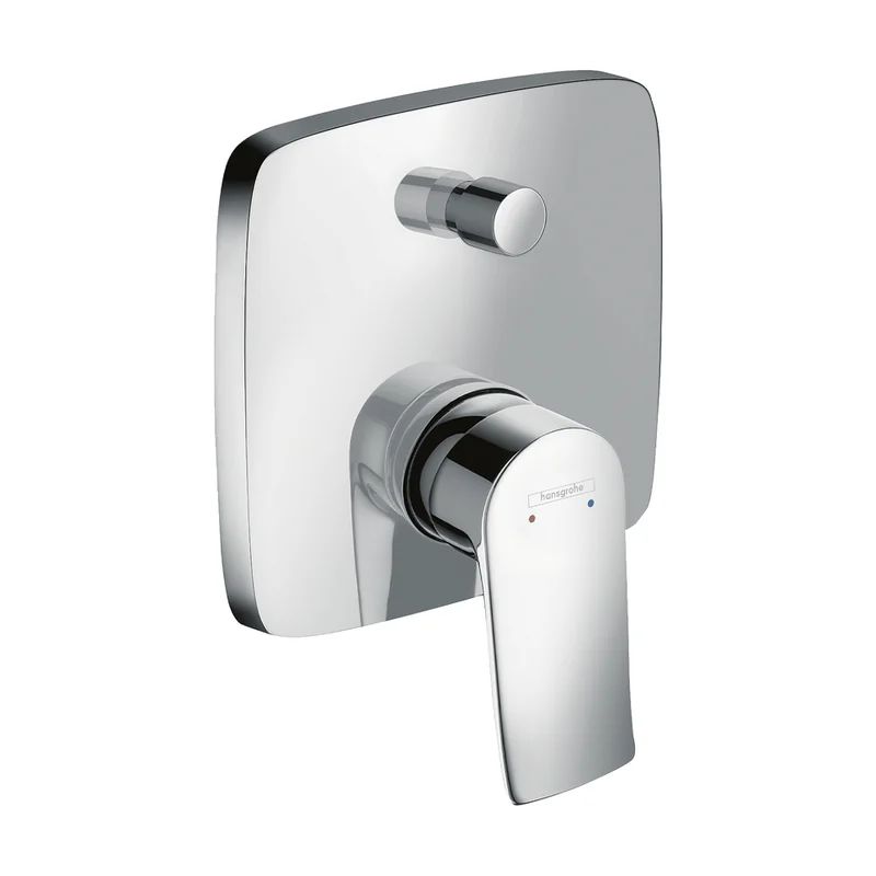 Metris Concealed Bath Mixer Trim, Square