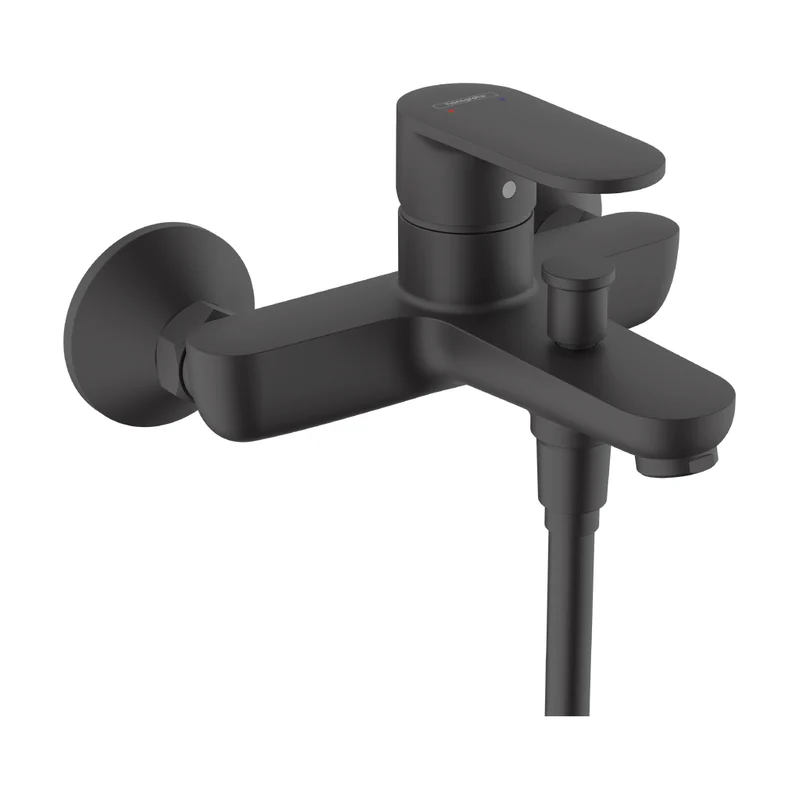 Vernis Blend Exposed Bath Mixer, Matt Black