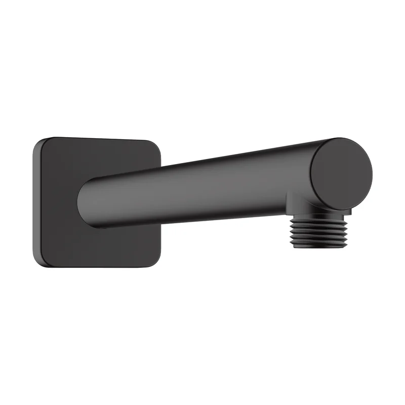 Vernis Shape Shower Arm, Matt Black