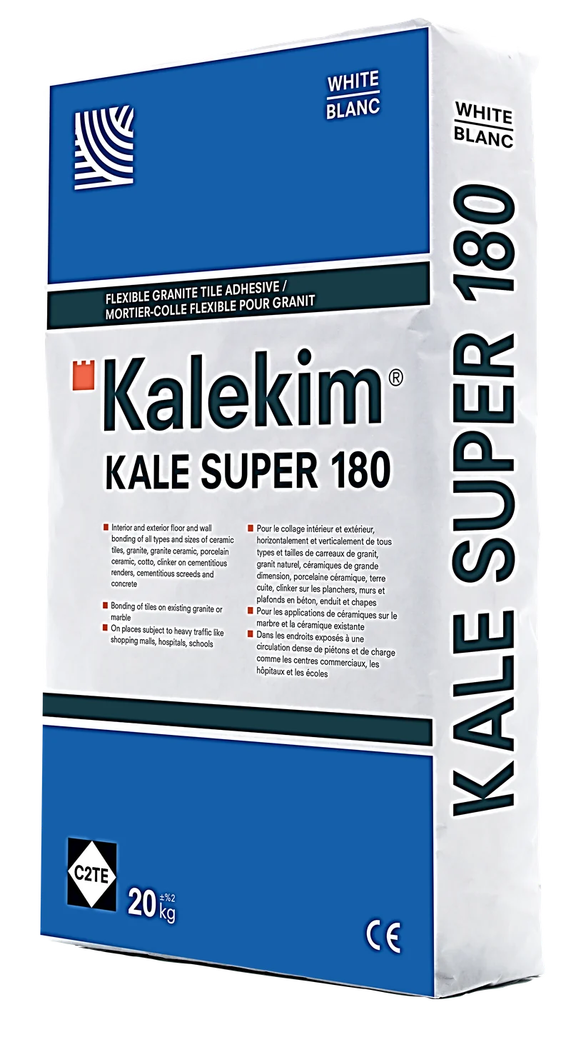 Kalesuper 180 Tile Adhesive, White, 20 kg