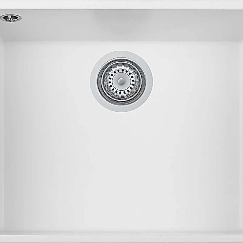 One 60 Undermount Sink, Milk White
