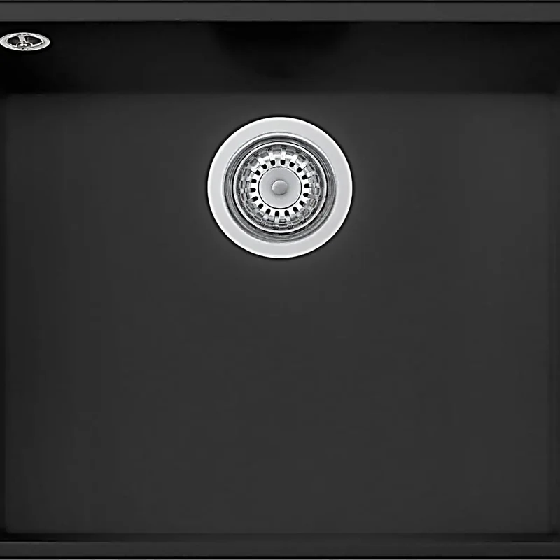One 60 Undermount Sink, Matt Black