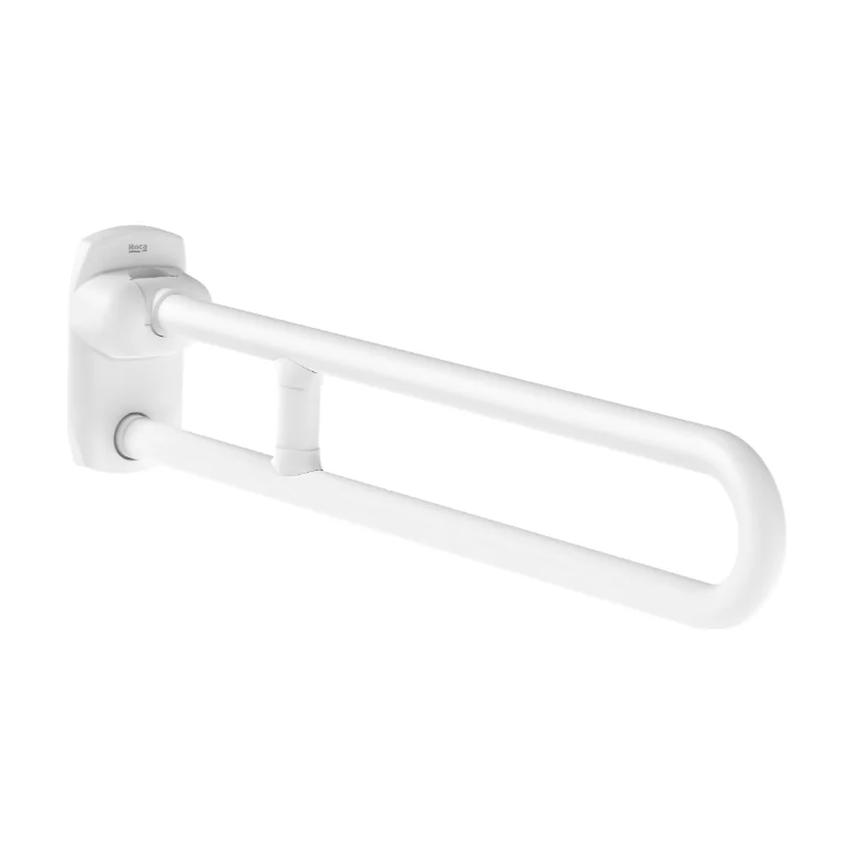 Access Pro Folding Grab Bar White Vinyl