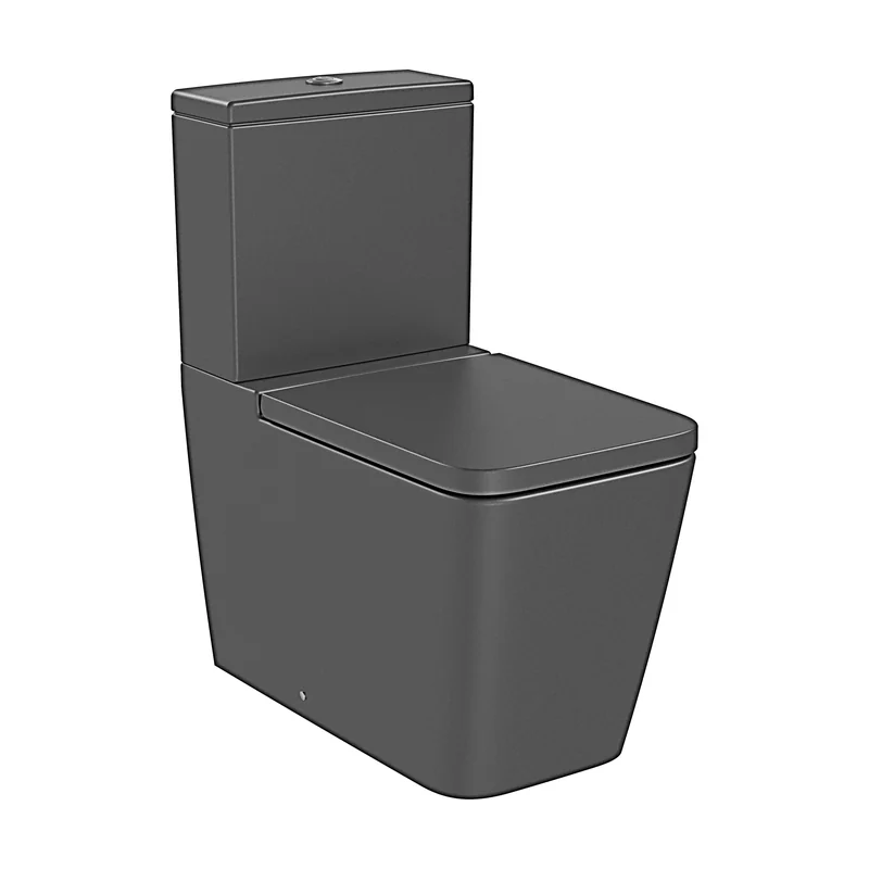 Inspira Square Close-Coupled WC Onyx