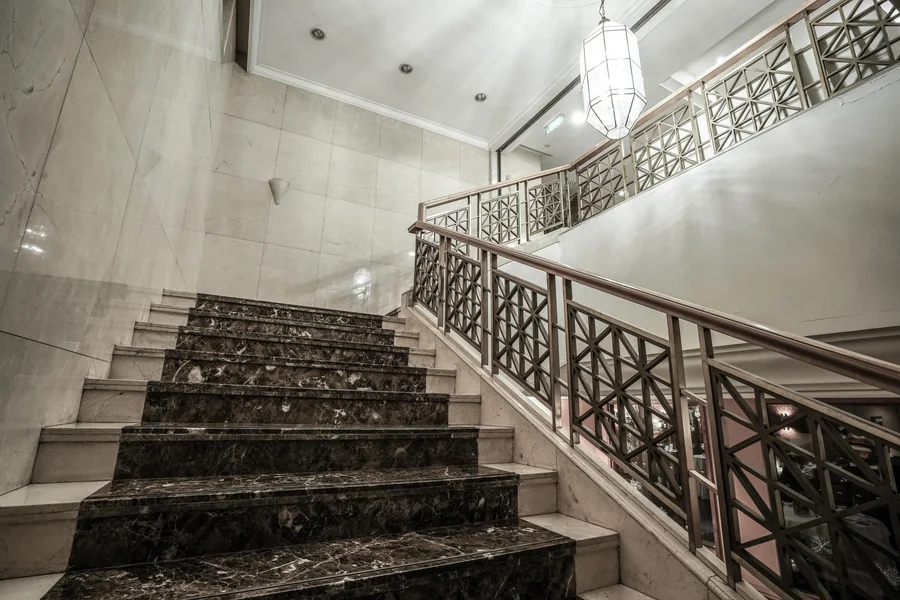 Hotel staircase