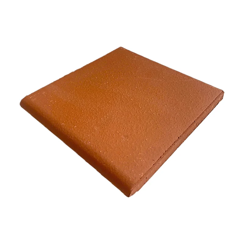 Terracotta Steps Bullnose, Light Red