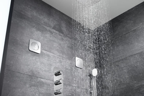 Stainless steel shower column