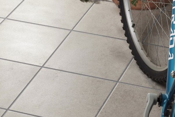 Gray outdoor terracotta tiles