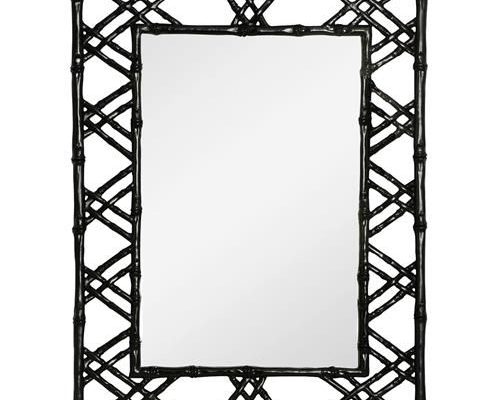 Rectangular frame mirror