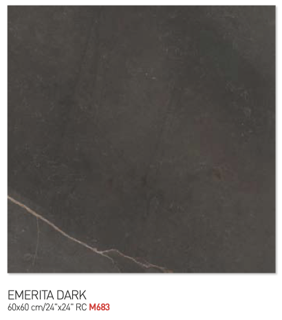 Emerita dark 60y60cm floor tiles